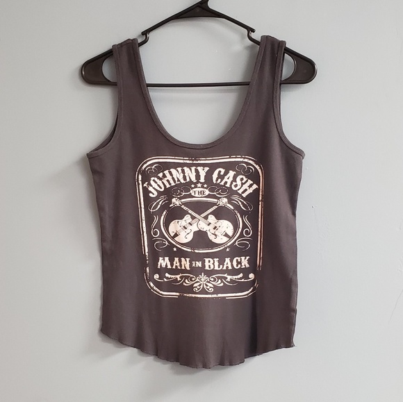 Tops - Johnny Cash Tank Top